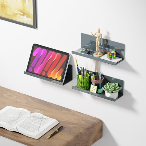 Adhesive Floating Shelves for Wall No Drilling
