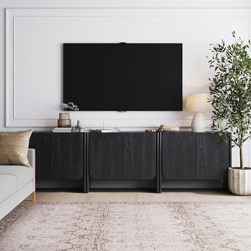 Jacala Mid Century Modern Entryway Storage Cabinet with Doors (3 Count)