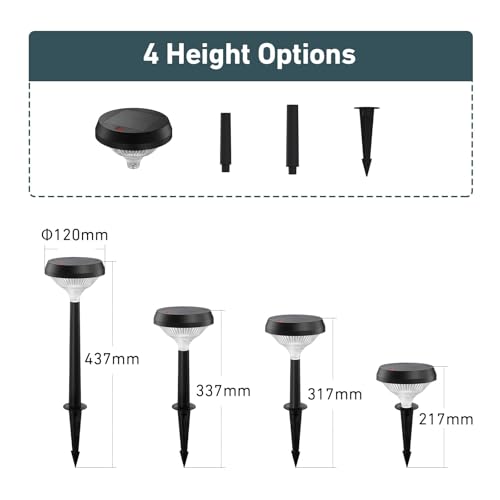 Solar Lights Outdoor 8 Pack (8 Count)
