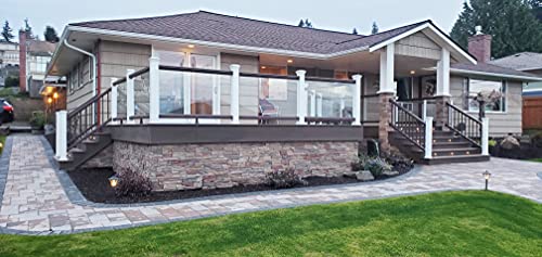 Faux Stacked Stone Outside Corner Ledger 14" x 2" x 3.5" in Desert Sunrise Color for Do It Yourself Friendly Home Improvement Projects