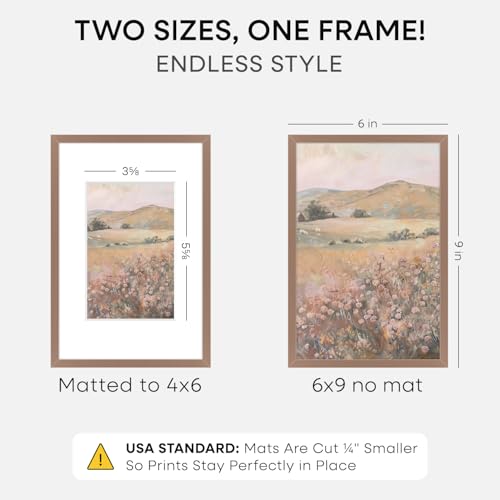 6x9 Mocha Picture Frame