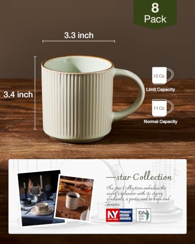 Coffee Mug Set of 8 (96 Count)