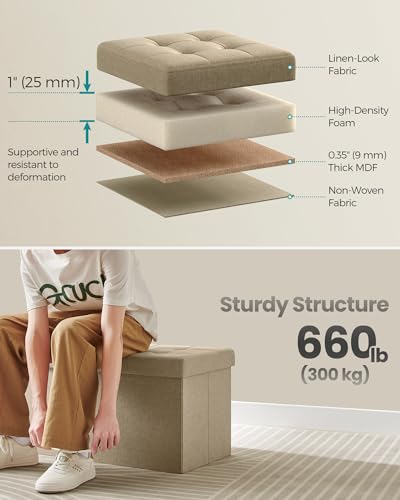 30 Inches Storage Ottoman