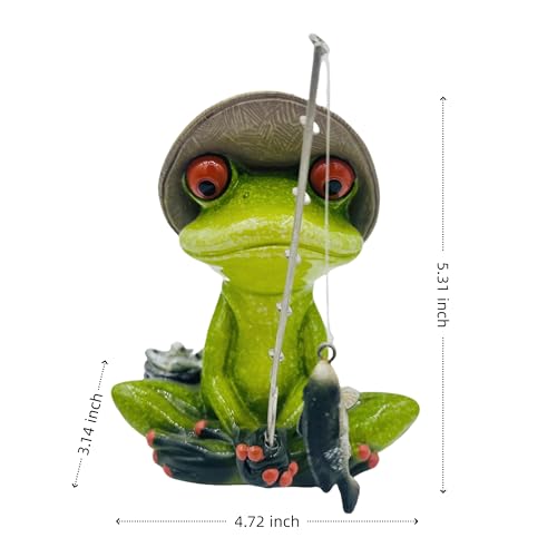 Frog Fishing Decor