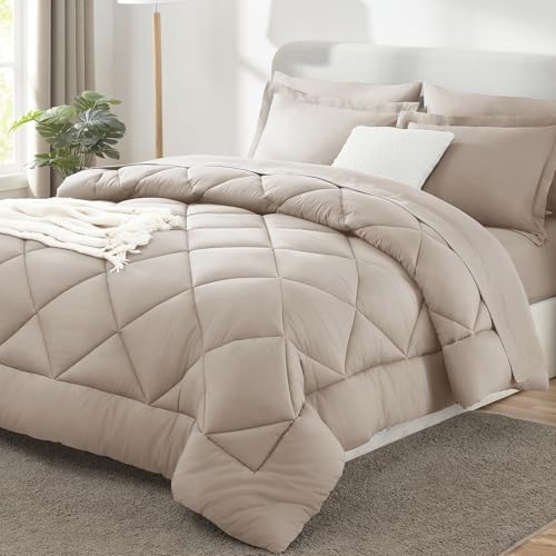 Queen Comforter Set 88"x88" Linen