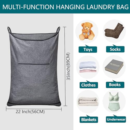 2Pcs XL Hanging Hamper (2 Count)