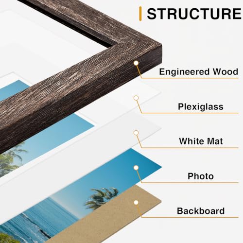 8x10 Picture Frames Set of 9 (9 Count)