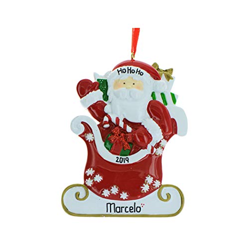 Personalized Santa Claus Ornaments 2026