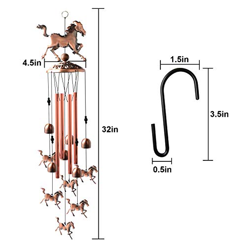 Horse Wind Chimes Outdoor