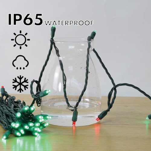 Red and Green Christmas String Lights (600 Count)