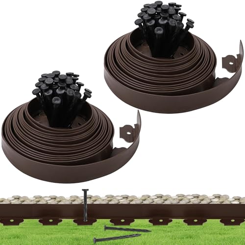 Landscape Edging Kit Flexible Lawn Edging (2 Count)