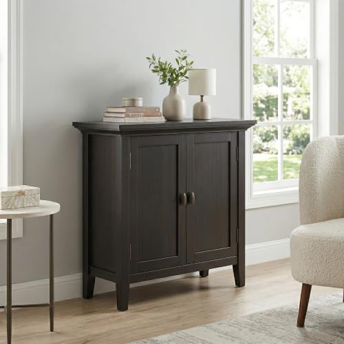 Redmond 32" Wide Solid Wood Cabinet in Hickory Brown