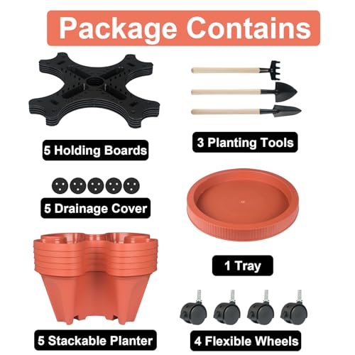 Vertical Planter Tower (2 Count)
