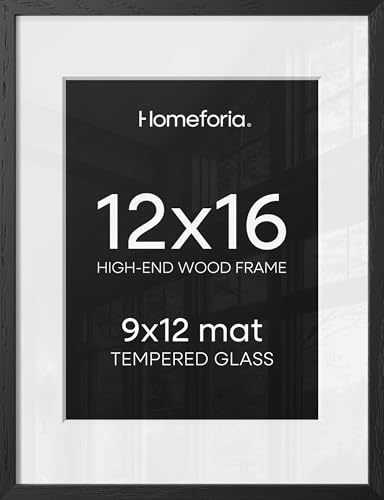 12x16 Black Oak Picture Frame