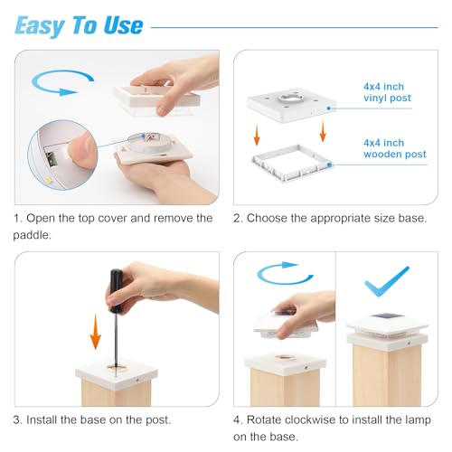 4x4 Solar Post Cap Lights (16 Count)