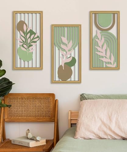 Boho Abstract Wall Art Set of 3