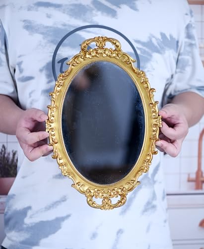 Vintage Decorative Gold Framed Mirror