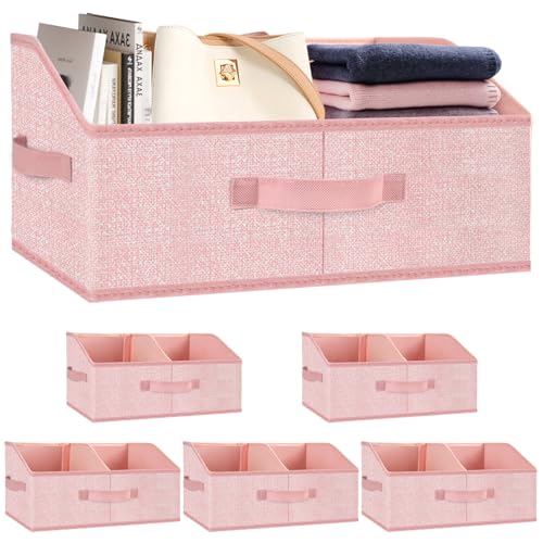 6 Pack Trapezoid Storage Bins (6 Count)