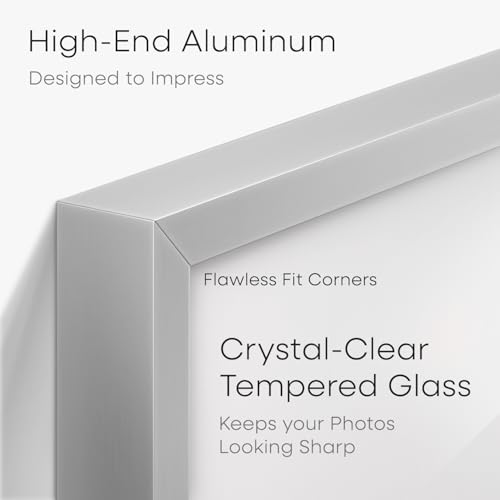 8.5x11 Silver Diploma Frame