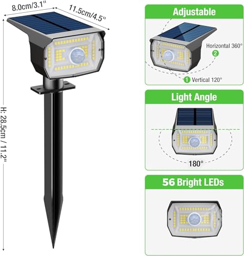 12 Pack Solar Lights Outdoor (12 Count)