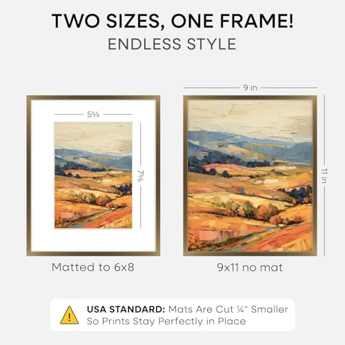 9x11 Bronze Picture Frame