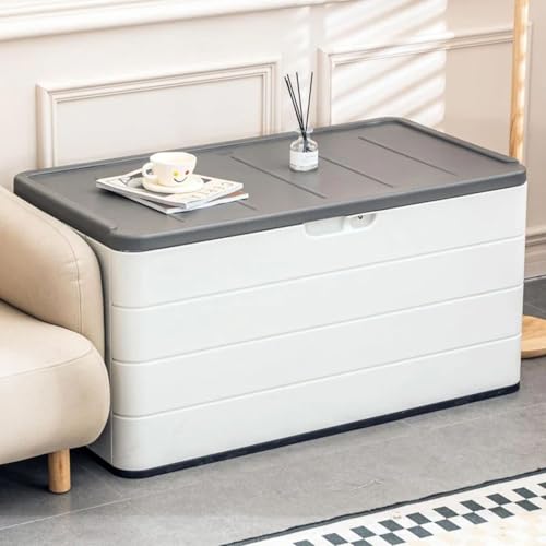 110 Gallon Lockable Resin Deck Box