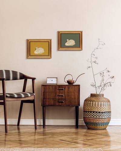 Vintage Gold Framed Wall Art for Living Room