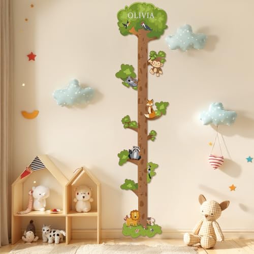 Custom Name Wood Height Tracker