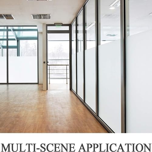 White Frosted Glass Window Privacy Film
