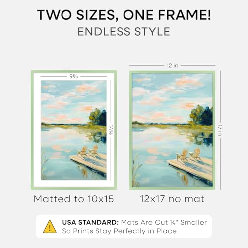 12x17 Green Picture Frame
