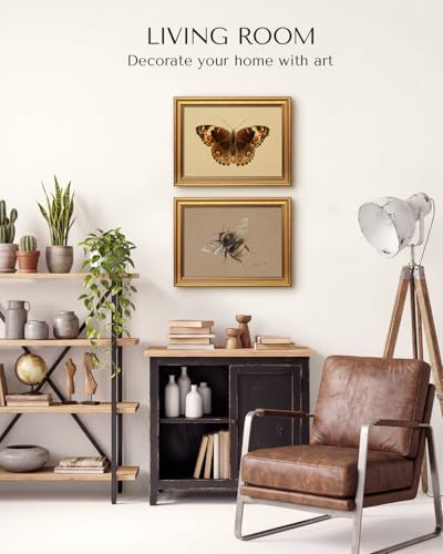 Vintage Gold Framed Wall Art