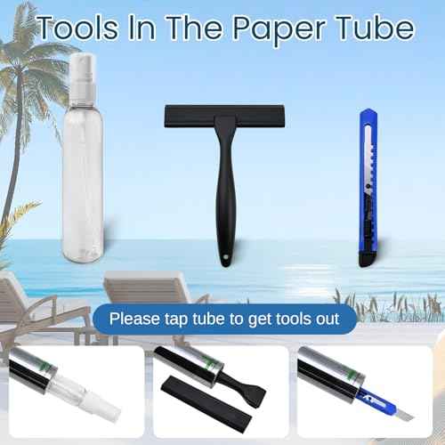 Blackout Window Privacy Film with Tools (37.72 Sq Ft)