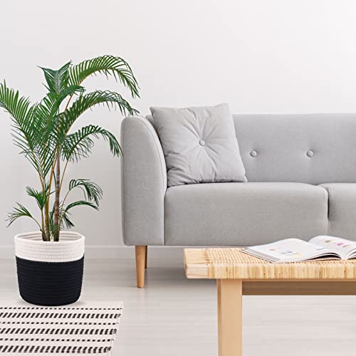 6.5 inch Planter Baskets for Indoor Planters Black&White