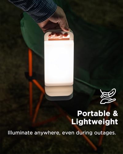 Solar Camping Lantern 6000mAh 2 Pack (2 Count)