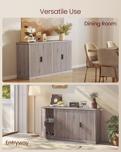 Contemporary Buffet Cabinet with Adjustable Shelves