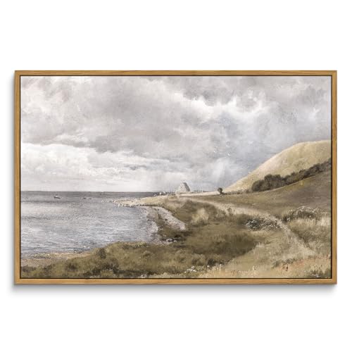 Framed Canvas Wall Art Vintage Decor