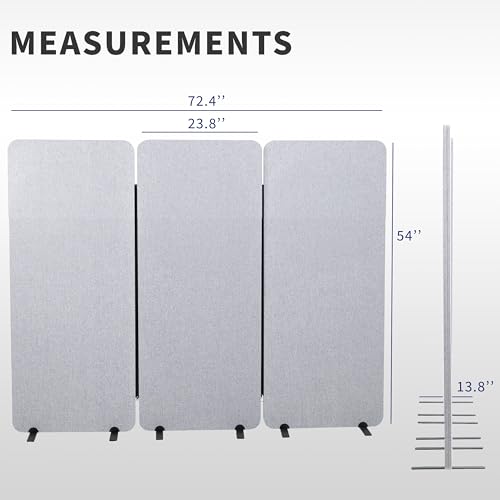 Freestanding 72 x 56 inch Privacy Panel (3 Count)