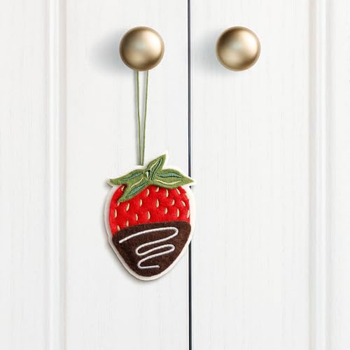Sweet Strawberry Felt Keepsake Birthday & Everyday Card