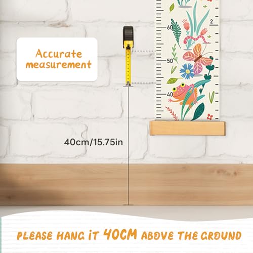 Personalized Name Growth Chart Wall Decor for Kids