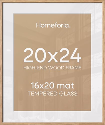 20x24 Natural Oak Picture Frame (4 Count)