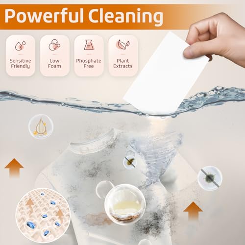 Laundry Detergent Sheets Citrus Scent 3 Pack 480 Sheets 240 Loads (480 Count)