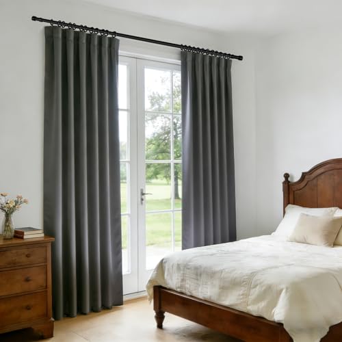 Room Divider Blackout Curtain Track Curtains Wall Dividers Panels Screen for Living Rooms Bedroom Office Privacy Partition Separation