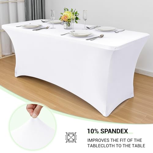 4ft Stretch Spandex Table Cover (4 Count)