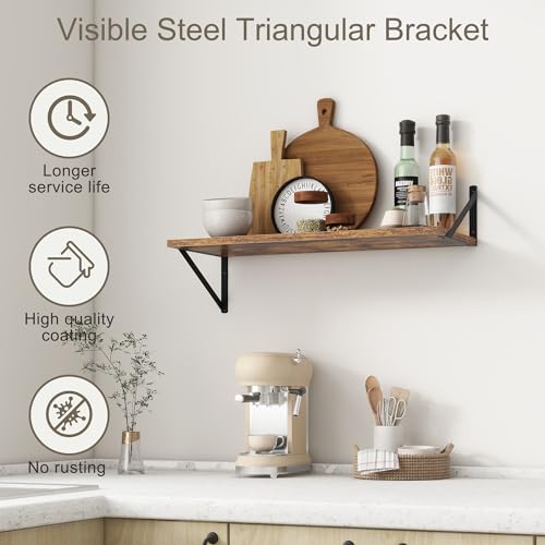 27.5" W x12 D Floating Shelves (2 Count)