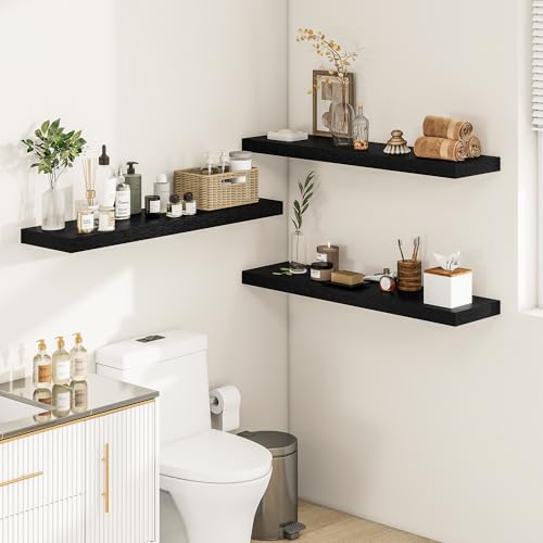 12 Inch Deep Floating Shelves 36” Set of 2 (2 Count)