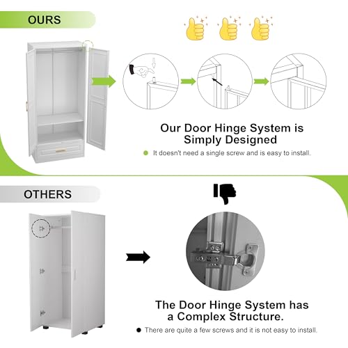 Pantry Kitchen Cabinet with Drawer