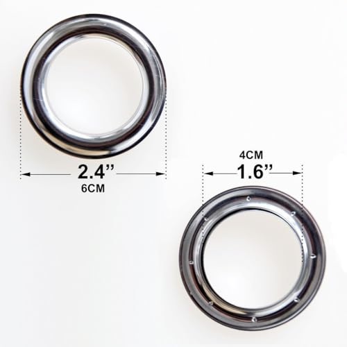 Set of 2 Velvet Thermal Blackout Curtain Panel Drapes Grommet Draperies Eyelet 52Wx63L inch Black (2 Count)
