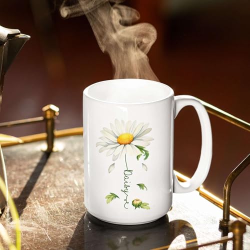 Lovely Daisy Flower Ceramic Mug