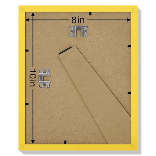 8x10 Picture Frames Set of 9 for Wall or Tabletop Display (9 Count)