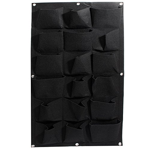 18 Pockets Wall Planter Breathable Vertical Garden Planter Grow Bag